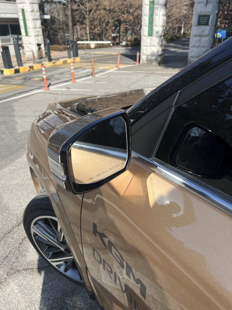 액티언 백미러