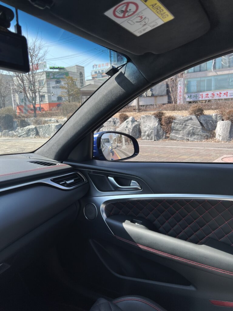제네시스 G70 사이드미러