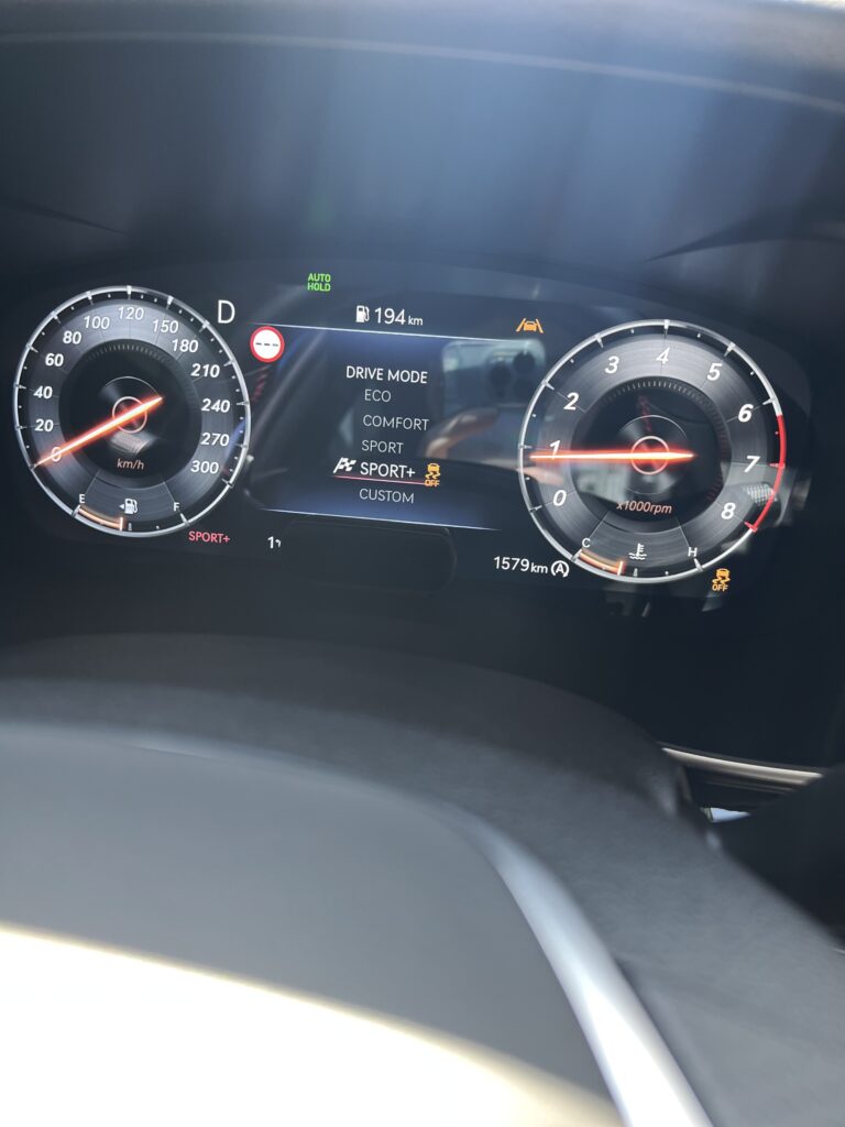 제네시스 G70 스포츠 플러스 모드